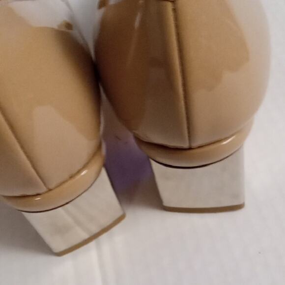 Nicholas Kirkwood Women's Size 8.5 Vero Cucoio Nude Patent Leather Heels - Picture 6 of 12